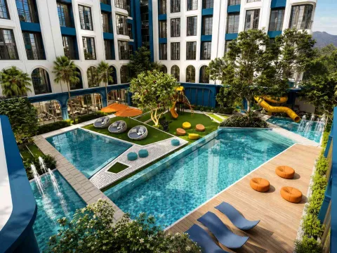 Above Element Condo — квартиры в Банг Тао — территория и зона отдыха