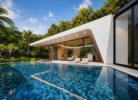 Aileen Villas Phase 6 — виллы с бассейном у пляжа Най Тон — интерьер жилого пространства
