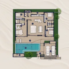 Clover Residence — виллы с бассейнами в Банг Тао — изображение проекта 15