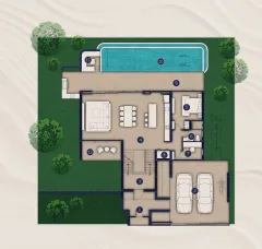 Clover Residence — виллы с бассейнами в Банг Тао — изображение проекта 21