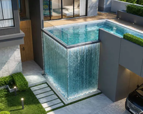 Harmony Hills Villas Pattaya — виллы с бассейнами в Хуайяй — территория и зона отдыха