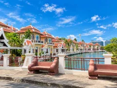 View Talay Marina Village — виллы с частными причалами в На Джомтьене — планировка или мастер-план проекта
