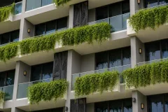 Layan Green Park Phase 1 — Condos near Layan Beach, Phuket — landscaped area and leisure space