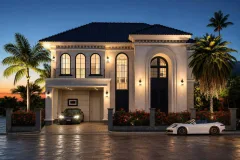 Above Element Villa — архитектура и фасад комплекса