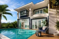 Above Element Villa — ванная комната и отделка