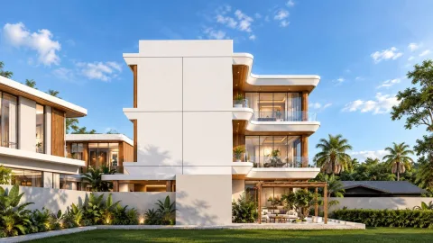 Soleil Residence — виллы в Камале, Пхукет — архитектура и фасад комплекса