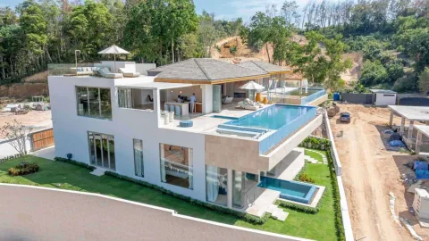Cohiba Villas Phuket — виллы с видом на море в Лаяне — архитектура и фасад комплекса