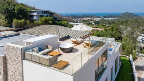 Cohiba Villas Phuket — виллы с видом на море в Лаяне — интерьер жилого пространства
