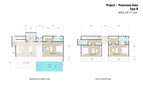 Panorama Kata Ocean View Villas — интерьер жилого пространства
