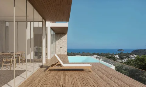 Panorama Kata Ocean View Villas — территория и зона отдыха
