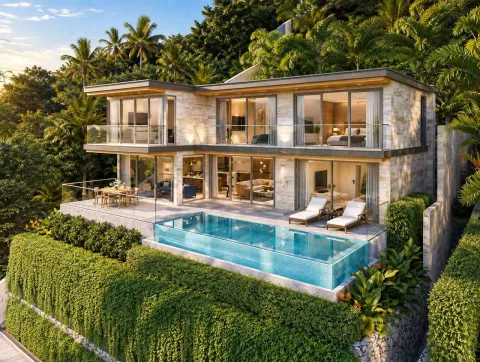 Ao Yon Beach Villas — архитектура и фасад комплекса