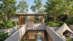 Villa Qabalah — архитектура и фасад комплекса