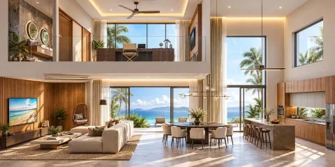 Veranda Villas & Suites Phuket — interior living space