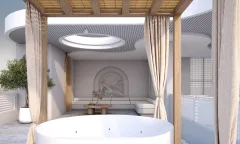 The Pool Space Villa — bathroom and finishing details
