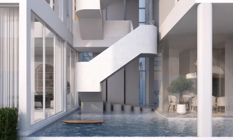 The Pool Space Villa — интерьер жилого пространства