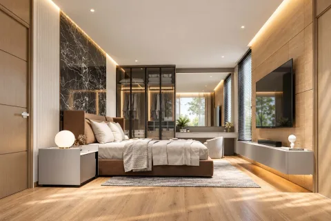 D’Chateau Kathu-Phuket — виллы с бассейном в Катху — интерьер жилого пространства