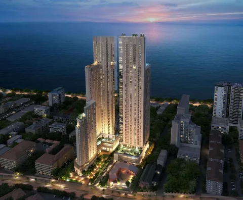 Lucean Bay Jomtien Pattaya — резиденции у пляжа Джомтьен — территория и зона отдыха