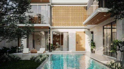The Teak Phuket — виллы с бассейнами в Пасаке, Пхукет — территория и зона отдыха