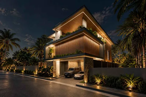 Astera Villas Jomtien — частные виллы с бассейнами в Паттайе — территория и зона отдыха
