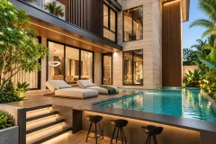 Astera Villas Jomtien — частные виллы с бассейнами в Паттайе — ванная комната и отделка