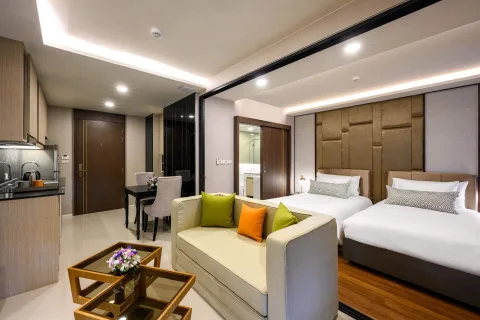 Mida Grande Resort Phuket — интерьер жилого пространства