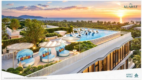 The Title KUARTZ — Condos Near Karon Beach — landscaped area and leisure space