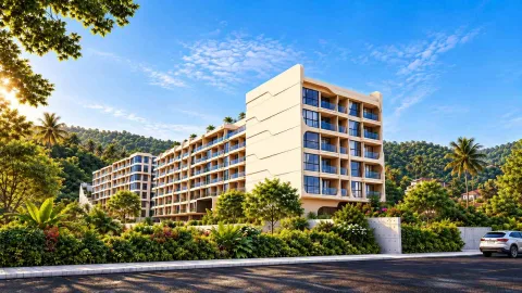 The Vibe Downtown Karon — квартиры в Кароне, Пхукет — интерьер жилого пространства