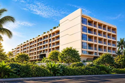 The Vibe Downtown Karon — квартиры в Кароне, Пхукет — архитектура и фасад комплекса