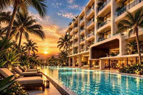 The Vibe Downtown Karon — квартиры в Кароне, Пхукет — общий вид проекта в районе Карон