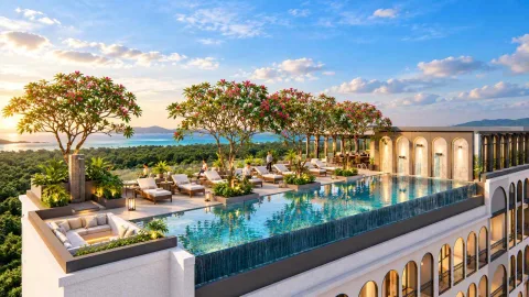 Harmony Condominium Phuket — бассейн и общественная инфраструктура