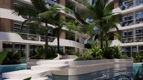 Millennium Condominium — квартиры у пляжа Бангтао — территория и зона отдыха