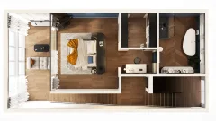 Above Element Private Pool Residence — таунхаусы с бассейнами в Бангтао — изображение проекта 19