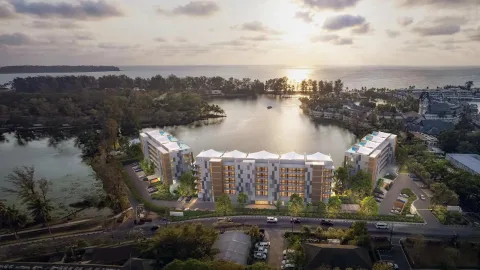 Angsana Oceanview Residences — Ангсана Оушенвью — архитектура и фасад комплекса