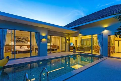 Yipmunta Pool Villa — виллы с бассейном на Пхукете — общий вид проекта в районе Пасак